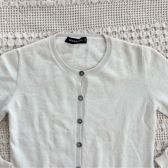 Manrico tan 100% cashmere Made in Italy cardigan sweater set size EU 40 (US 4) - Picture 6 of 16